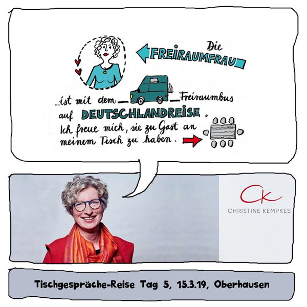 Freiraumfrau zu Gast bei Christine Kempkes