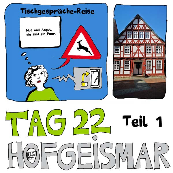 Hofgeismar-Zeichnung-Freiraumfrau-Tischgesprächereise